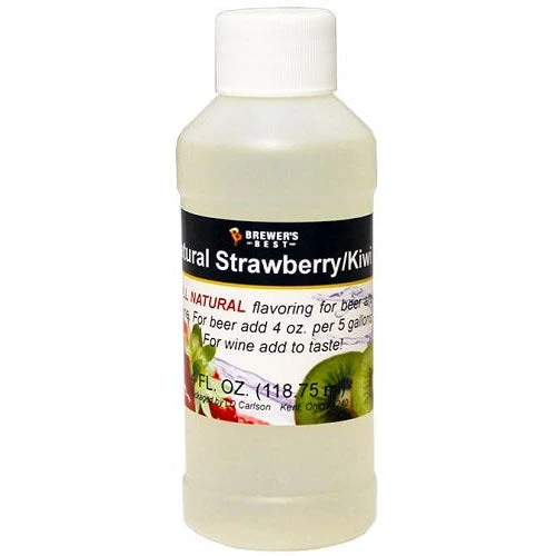 Natural Strawberry Kiwi Flavor Extract - 4 Oz. 1 Natural Strawberry Kiwi Flavor Extract - 4 Oz.