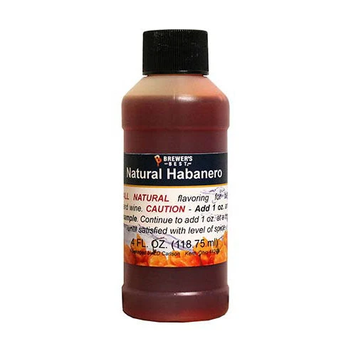 Natural Habanero Flavor Extract - 4 Oz. 1 Natural Habanero Flavor Extract - 4 Oz.