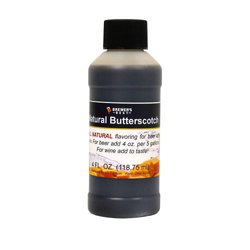 Natural Butterscotch Flavor Extract - 4 Oz. 1 Natural Butterscotch Flavor Extract - 4 Oz.