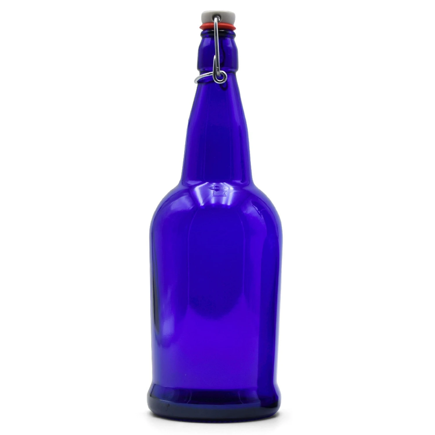 Cobalt EZ Cap Bottles W/ Swing Tops - 1 Liter 2 Cobalt EZ Cap Bottles W/ Swing Tops - 1 Liter - Image 2