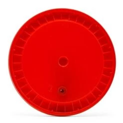 Grommeted Lid With Gasket For 6.5 Gallon Bucket - Red