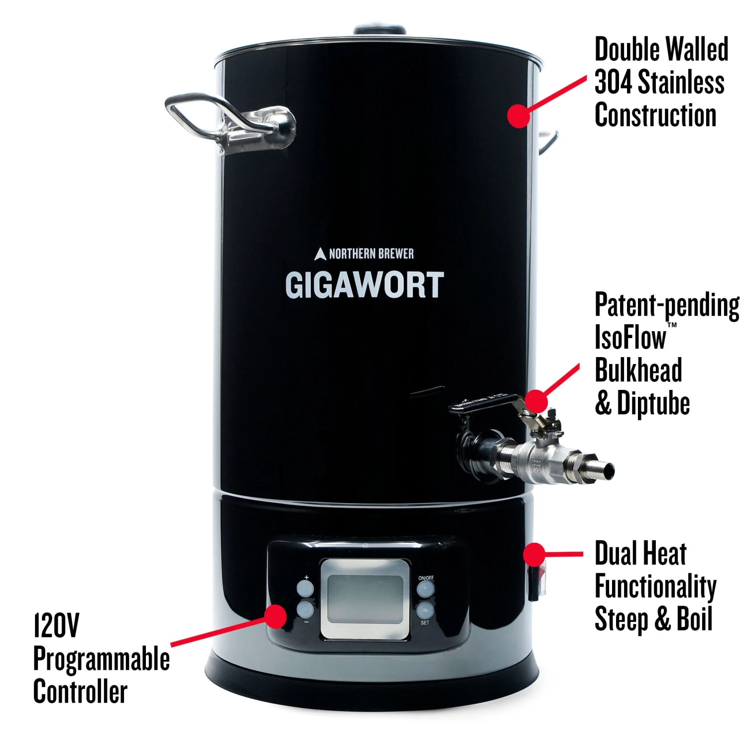 Gigawort® Electric Brew Kettle 2 Gigawort® Electric Brew Kettle - Image 2