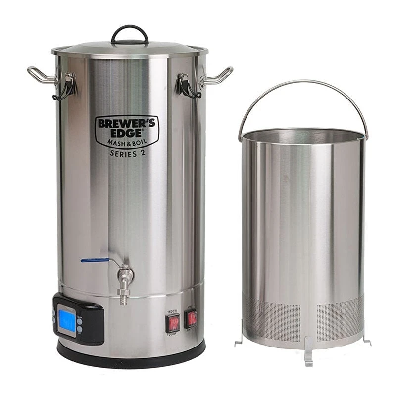 Mash & Boil Series 2 Electric Brewing System W/o Pump - Brewer’s Edge 1 Mash & Boil Series 2 Electric Brewing System W/o Pump - Brewer’s Edge