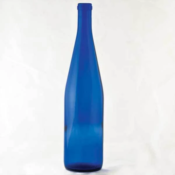 750 Ml Cobalt Hock Wine Bottles, 12 Per Case 1 750 Ml Cobalt Hock Wine Bottles, 12 Per Case