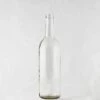750 Ml Clear Claret Wine Bottles - Screw Top, 12 Per Case