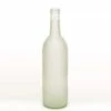 750 Ml Clear Frosted Glass Bordeaux Wine Bottles, 12 Per Case