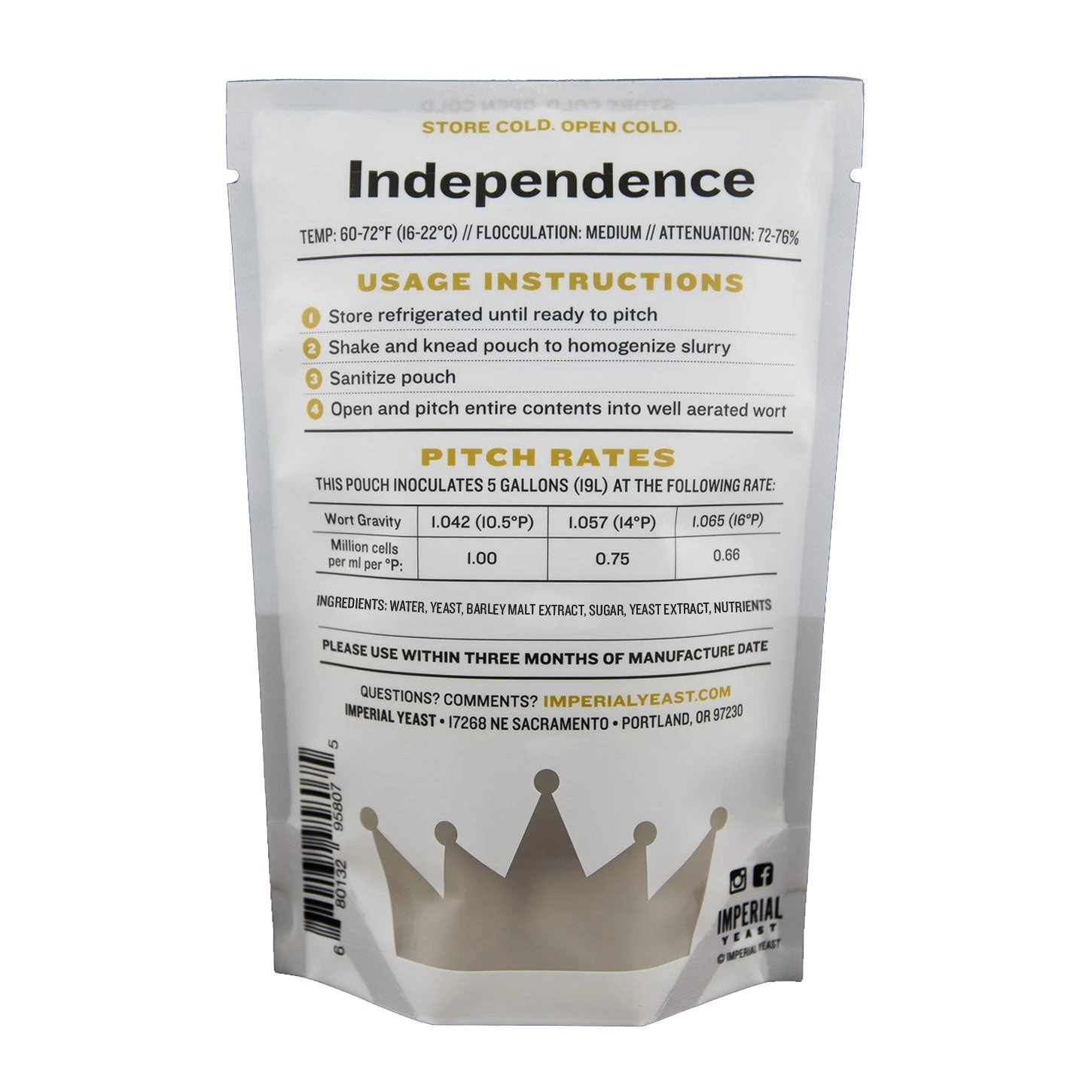 Imperial Yeast A15 Independence 2 Imperial Yeast A15 Independence - Image 2