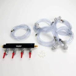 Cold Crash Keezer Gas Line Kit -Liquor Discount Store K136 Cold Crash Gas Line Kit 4Way