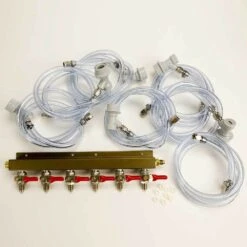 Cold Crash Keezer Gas Line Kit -Liquor Discount Store K137 Cold Crash Gas Line Kit 6Way