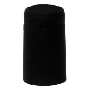 Black PVC Shrink Capsules - 62 Ct. 1 Black PVC Shrink Capsules - 62 Ct.