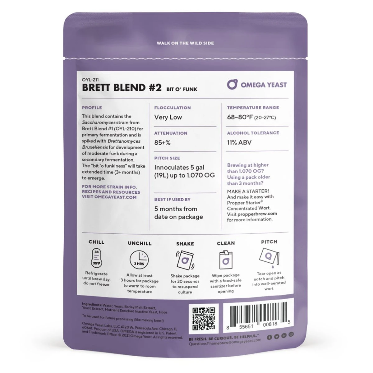 Omega Yeast OYL-211 BIT O' FUNK 2 Omega Yeast OYL-211 BIT O' FUNK - Image 2