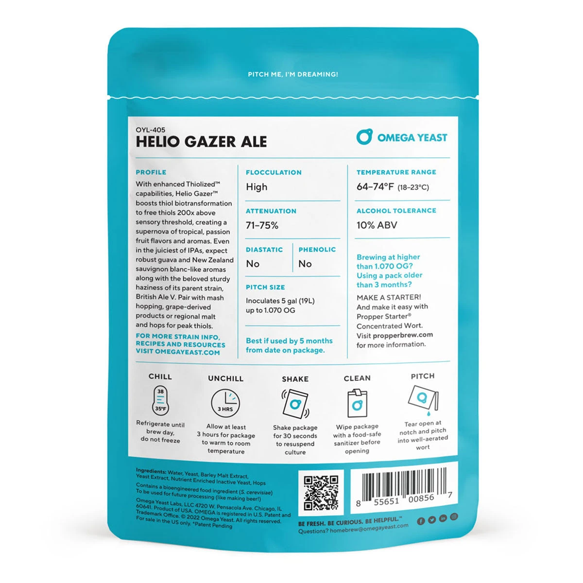 Omega Yeast OYL-405 Helio Gazer™ Yeast 2 Omega Yeast OYL-405 Helio Gazer™ Yeast - Image 2