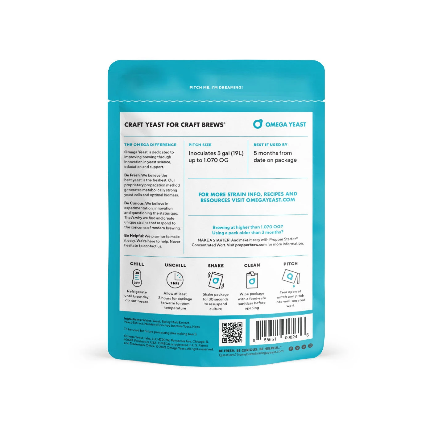 Omega Yeast OYL-436 DIPA Ale DKO Series 2 Omega Yeast OYL-436 DIPA Ale DKO Series - Image 2