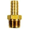 Male Brass 1/2" NPT X 1/2" Barb