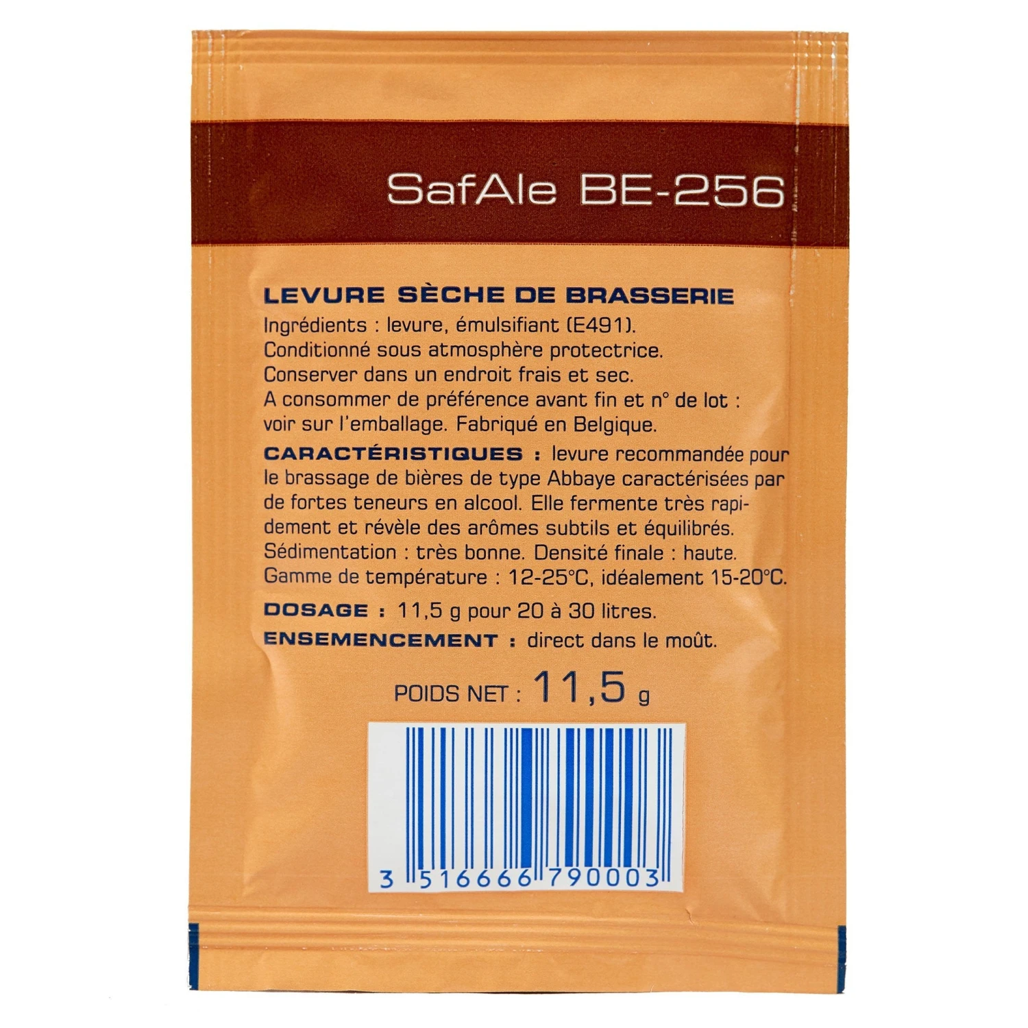 SafAle BE-256 Belgian Dry Yeast (Abbaye Dry Yeast) 2 SafAle BE-256 Belgian Dry Yeast (Abbaye Dry Yeast) - Image 2