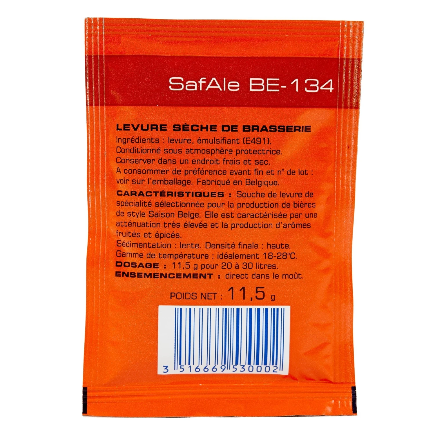 SafAle BE-134 Belgian Saison Dry Yeast 2 SafAle BE-134 Belgian Saison Dry Yeast - Image 2