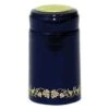 Blue With Gold Grapes PVC Shrink Capsules - 62 Ct.