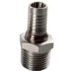 Male Stainless 1/2" NPT X 1/2" Barb