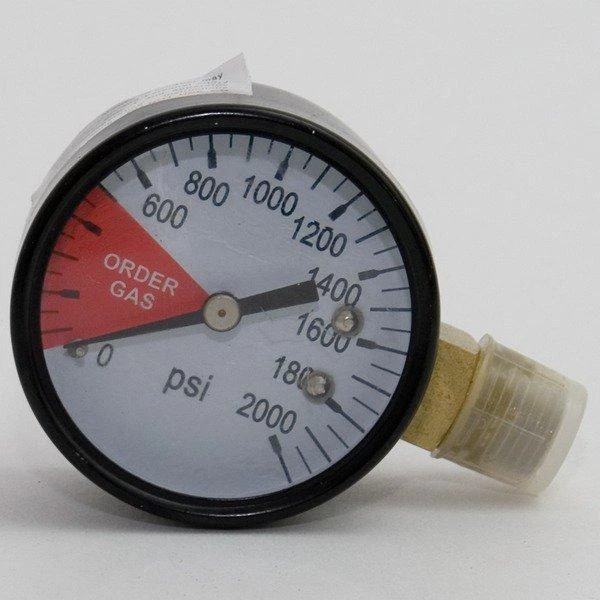 Regulator Gauge - 0-2000 Psi LHT 1 Regulator Gauge - 0-2000 Psi LHT